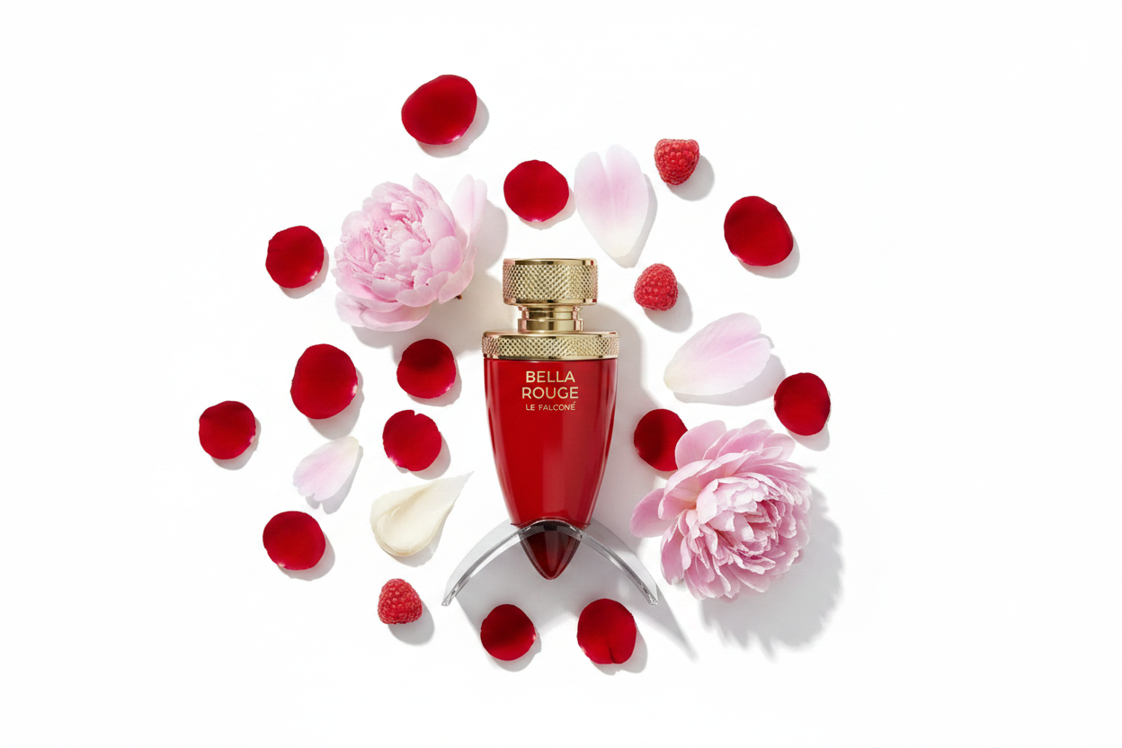 Le Falconé Bella Rouge — Notes Flat Lay