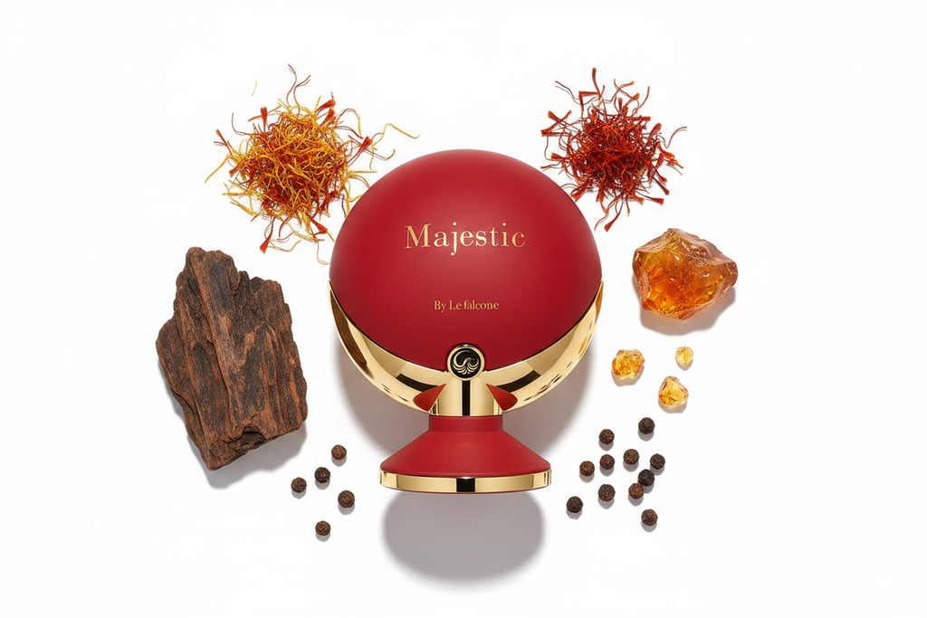 Le Falconé Majestic — Notes Flat Lay