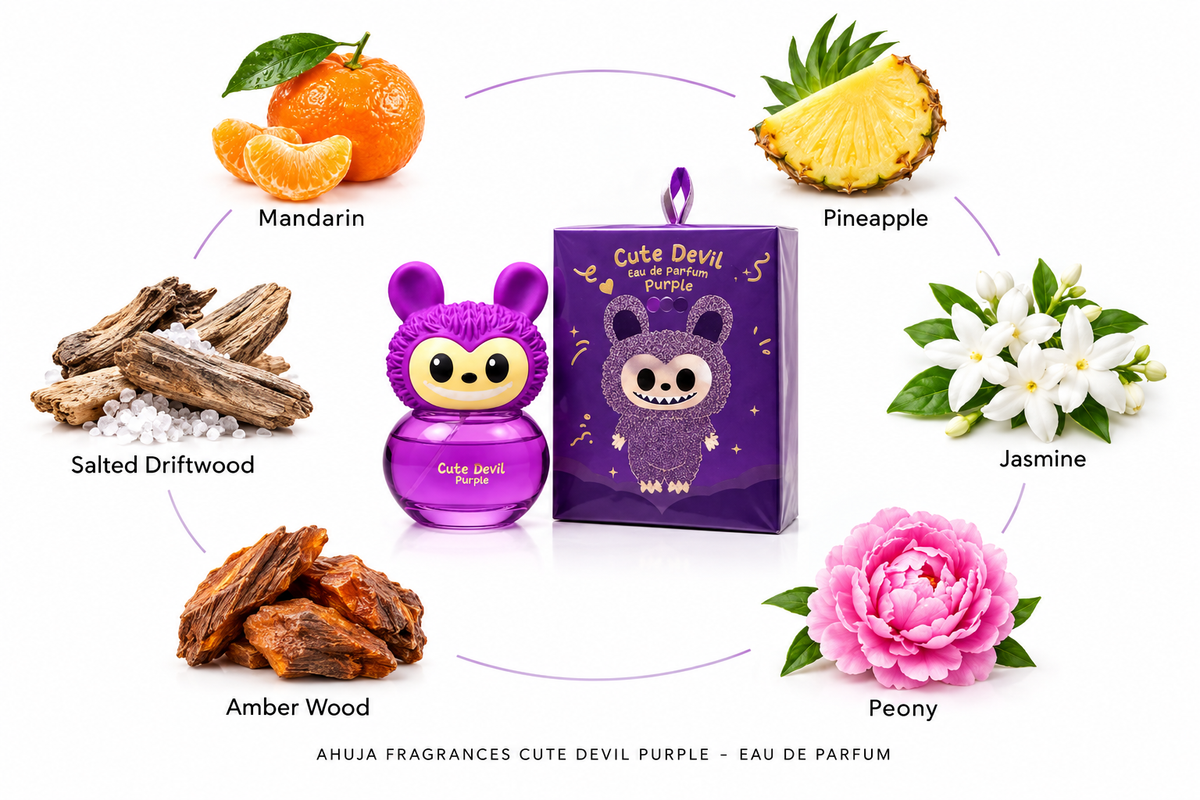 Ahuja Fragrances Cute Devil Purple Eau de Parfum 100ml - Ahuja Fragrances - Felo Fragancias Shop