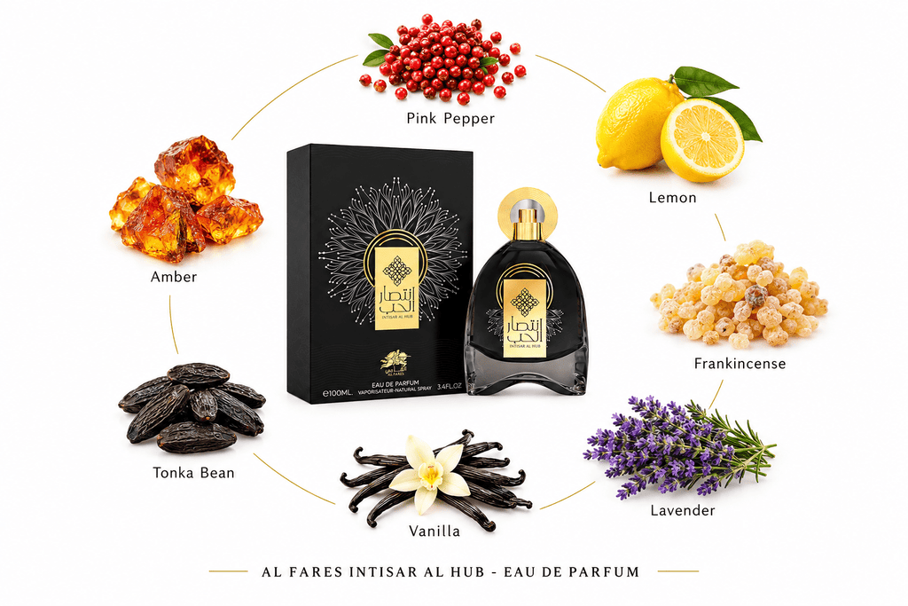 Al Fares Intisar Al Hub Eau de Parfum 100ml - Al Fares - Felo Fragancias Shop