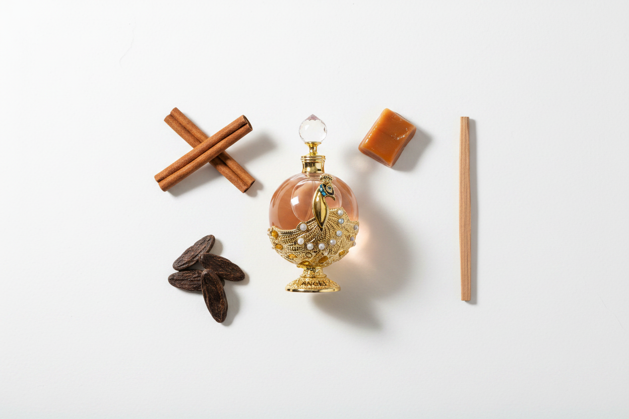 Notes Flat Lay Angel Oil