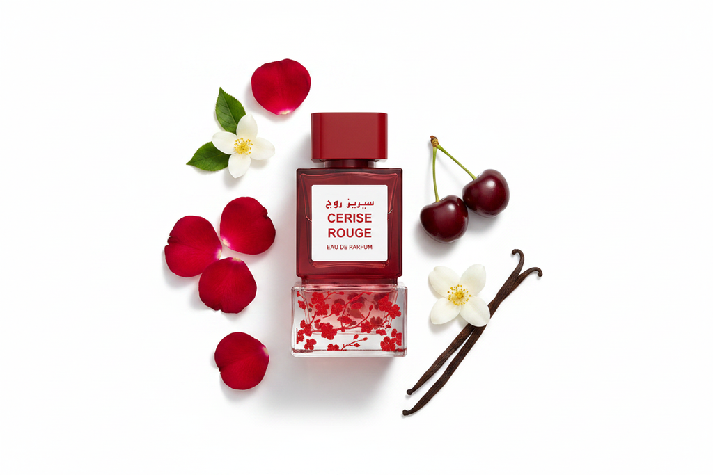 Notes Flat Lay Cerise Rouge