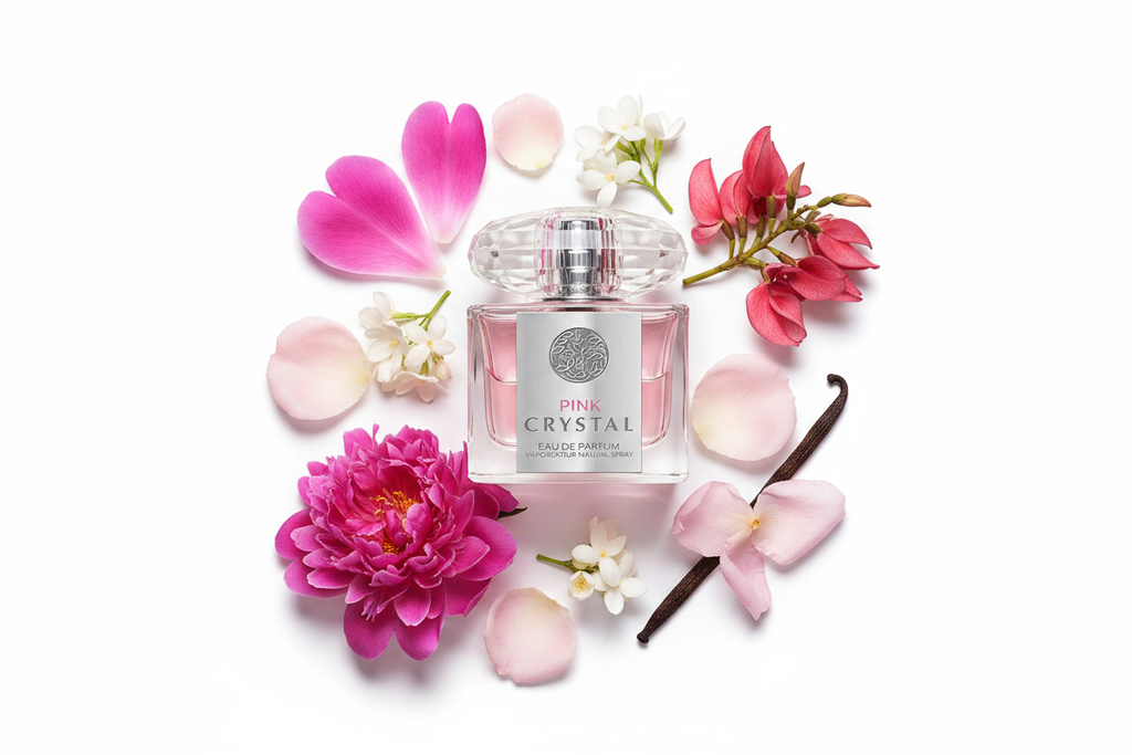 Pink Crystal Notes Flat Lay v2