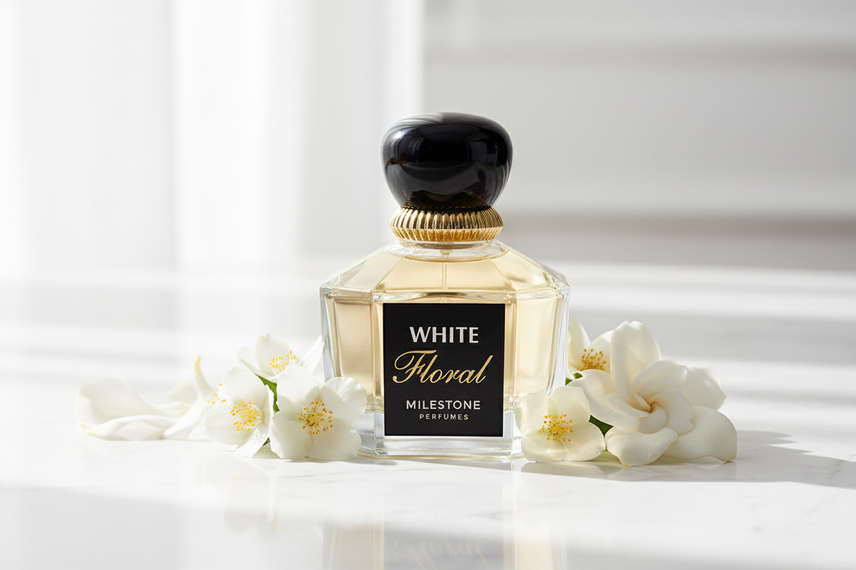 White Floral — Editorial Image